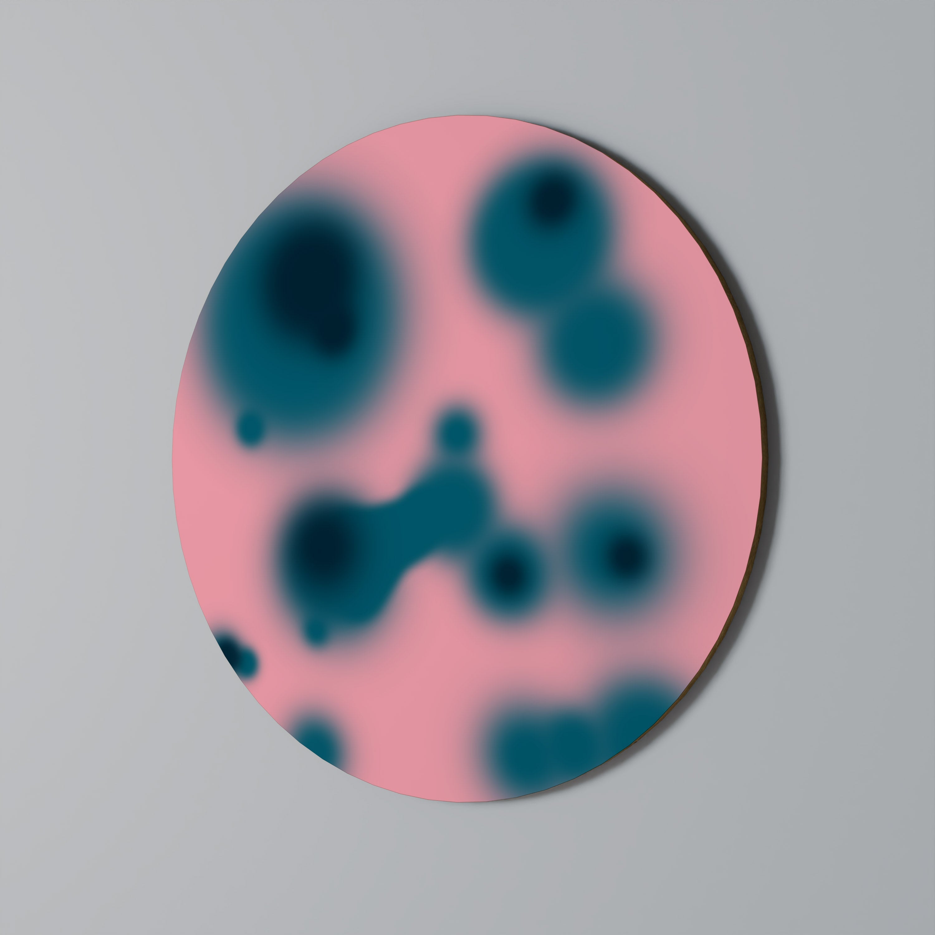 Rund väggdekoration med en touch av mystik