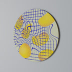 CURVED SPACE Round Wall Art