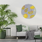 CURVED SPACE Round Wall Art