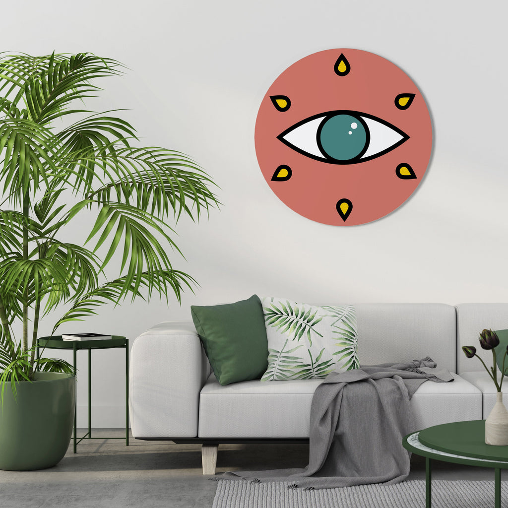 SE ALLT Rund Väggkonst