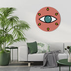SEE EVERYTHING Round Wall Art