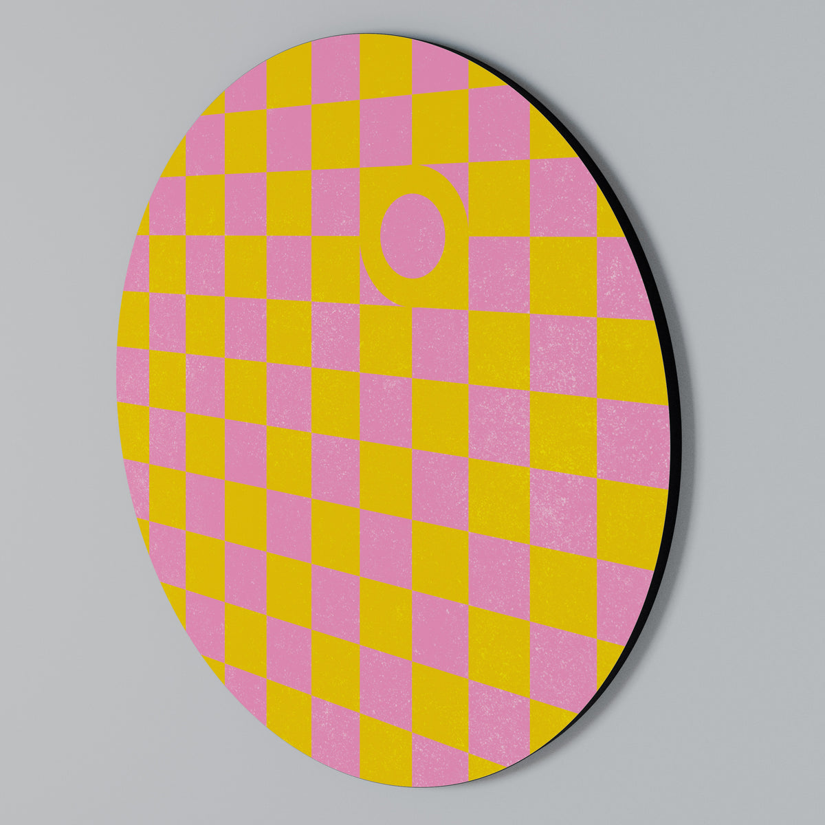 OPTIMISTIC WORLD Round Wall Art