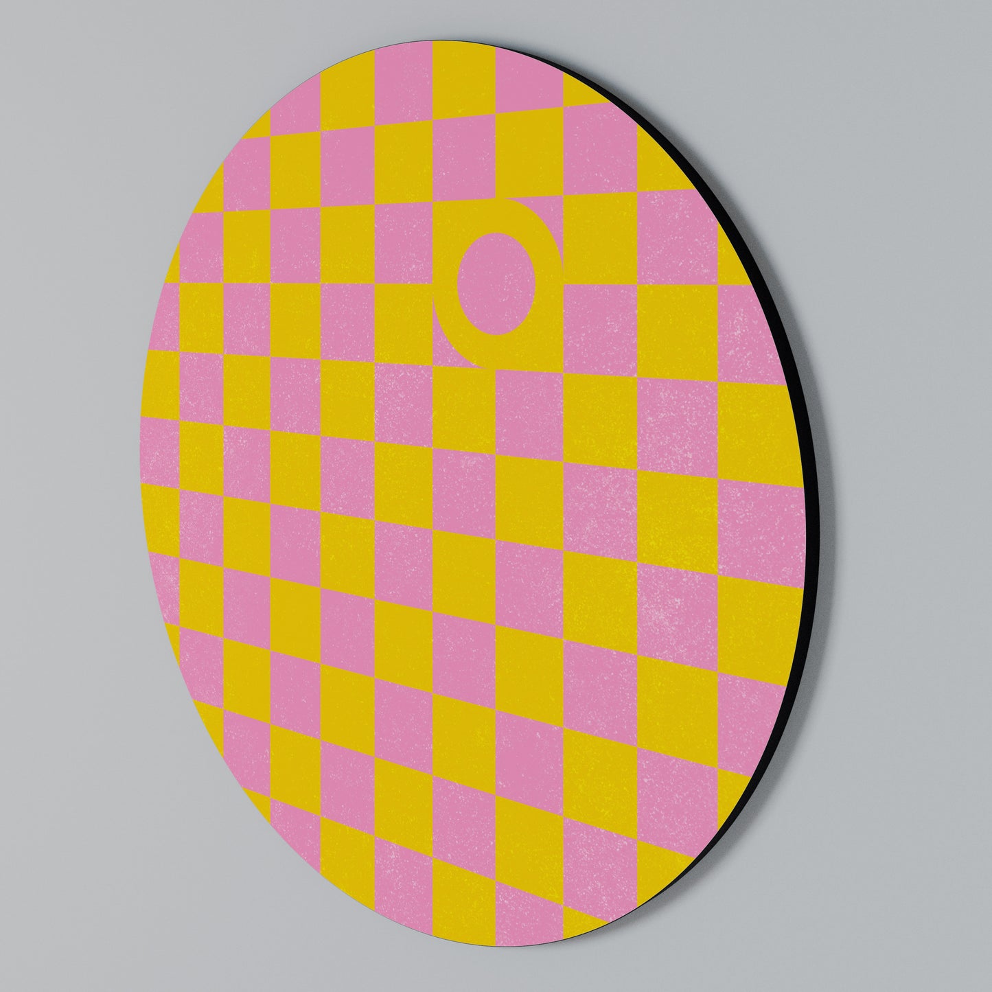 OPTIMISTIC WORLD Round Wall Art