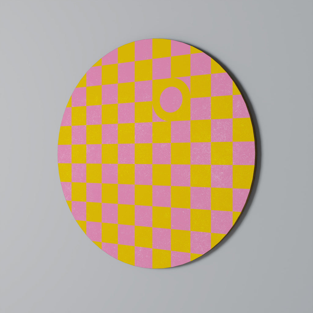 OPTIMISTIC WORLD Rund väggdekoration