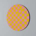 OPTIMISTIC WORLD Round Wall Art