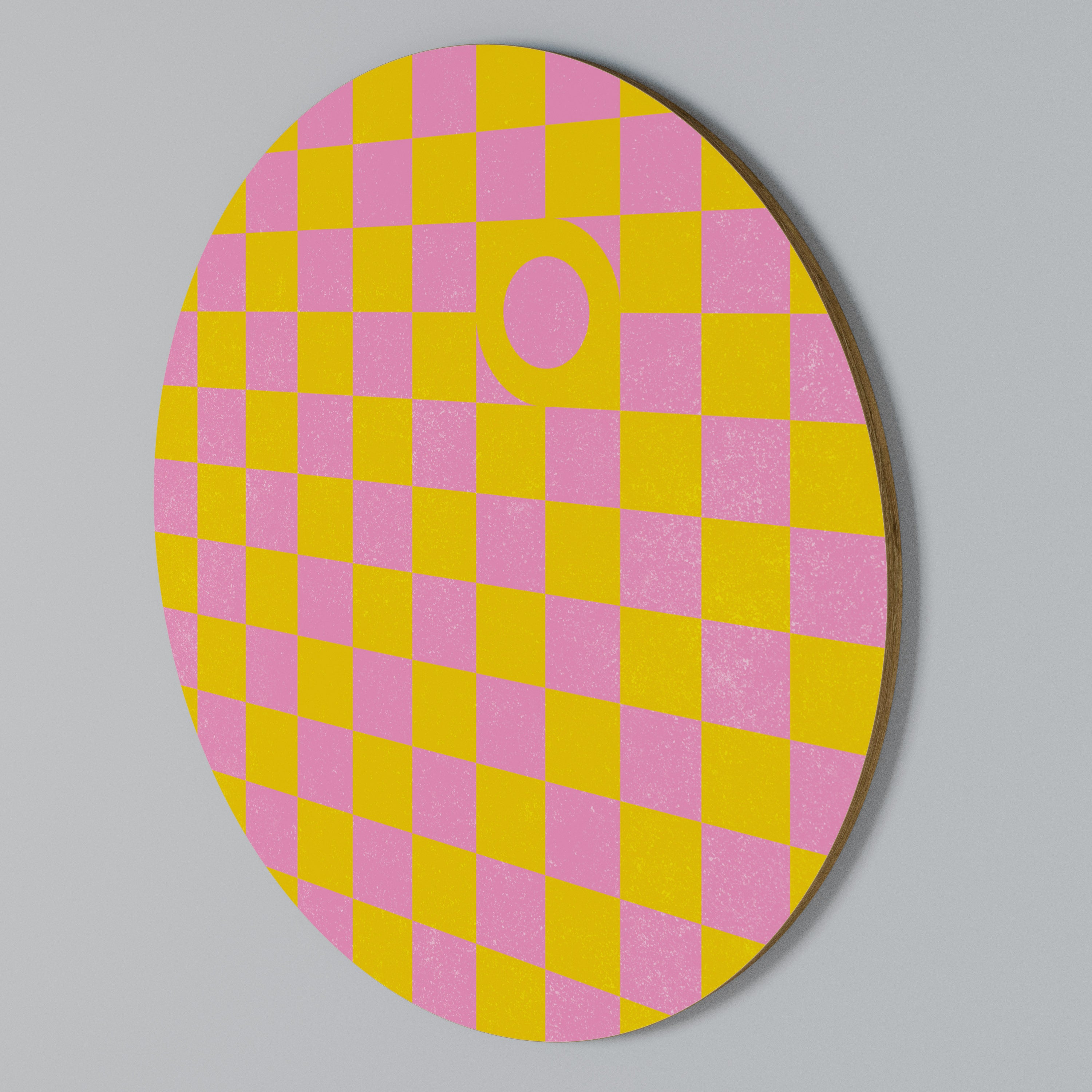 OPTIMISTIC WORLD Rund väggdekor