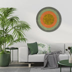 MELANCHOLY CIRCLES Round Wall Art