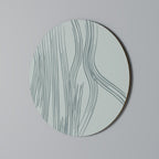 MEMORY TRACES Round Wall Art