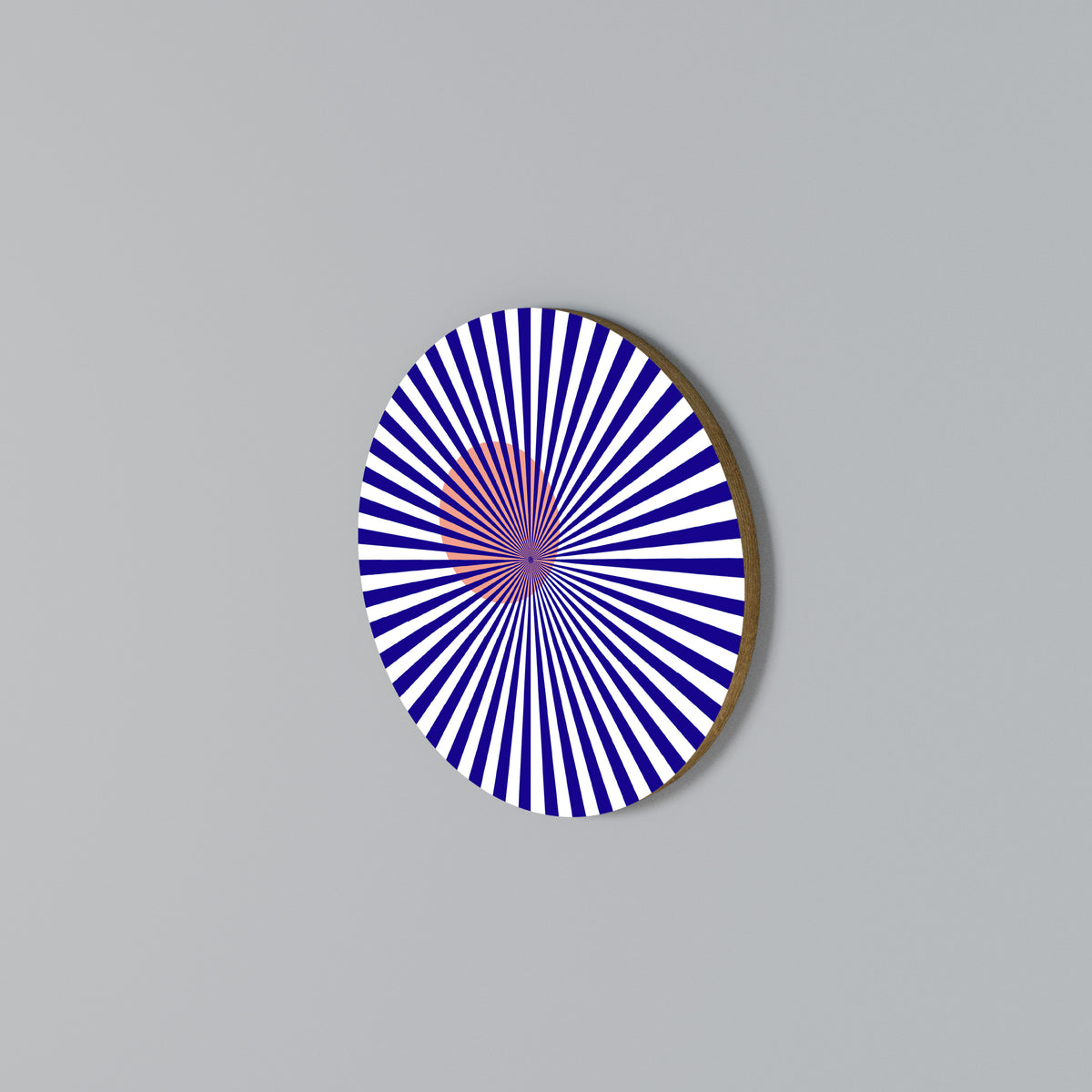 RADIANT ILLUSION Round Wall Art