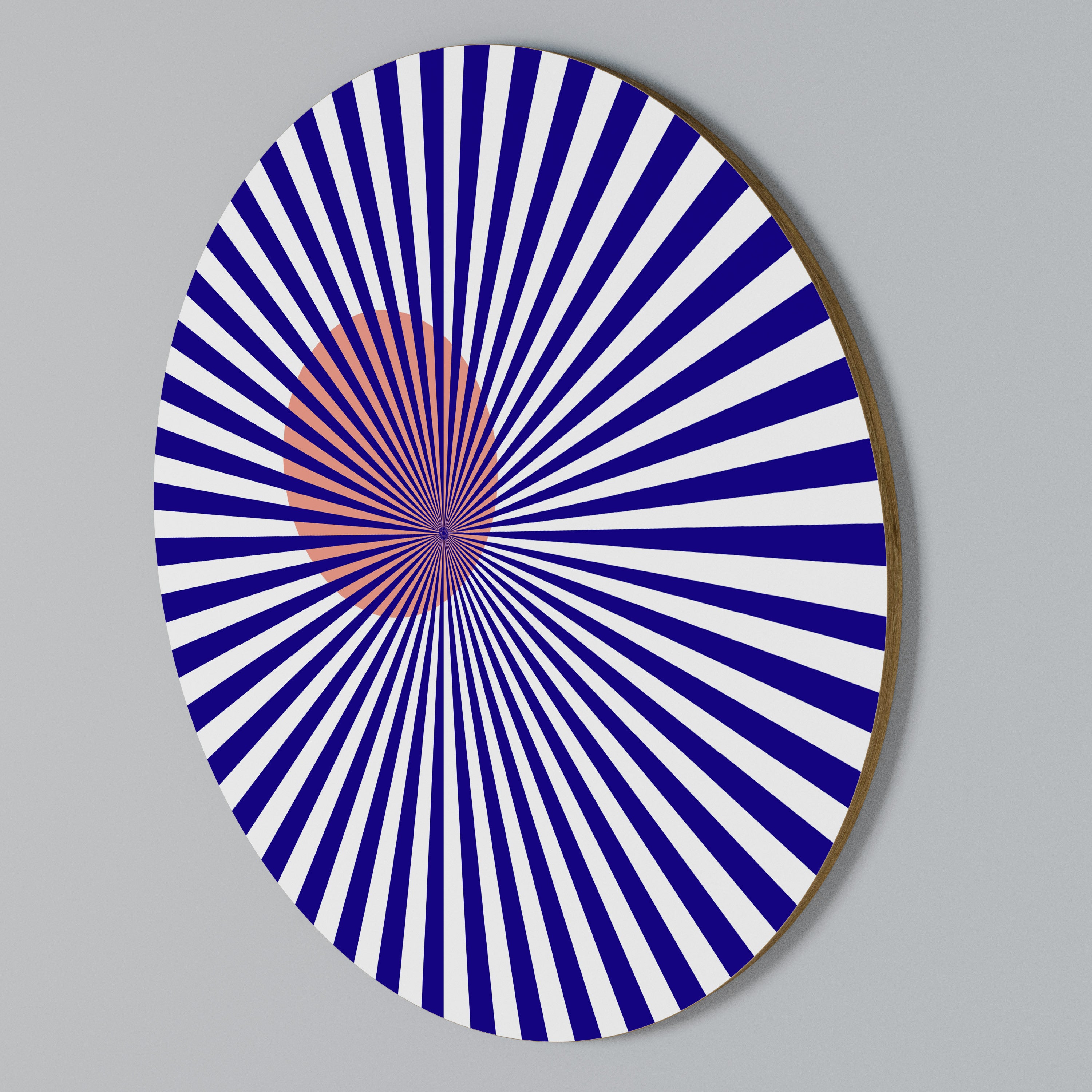 RADIANT ILLUSION Round Wall Art