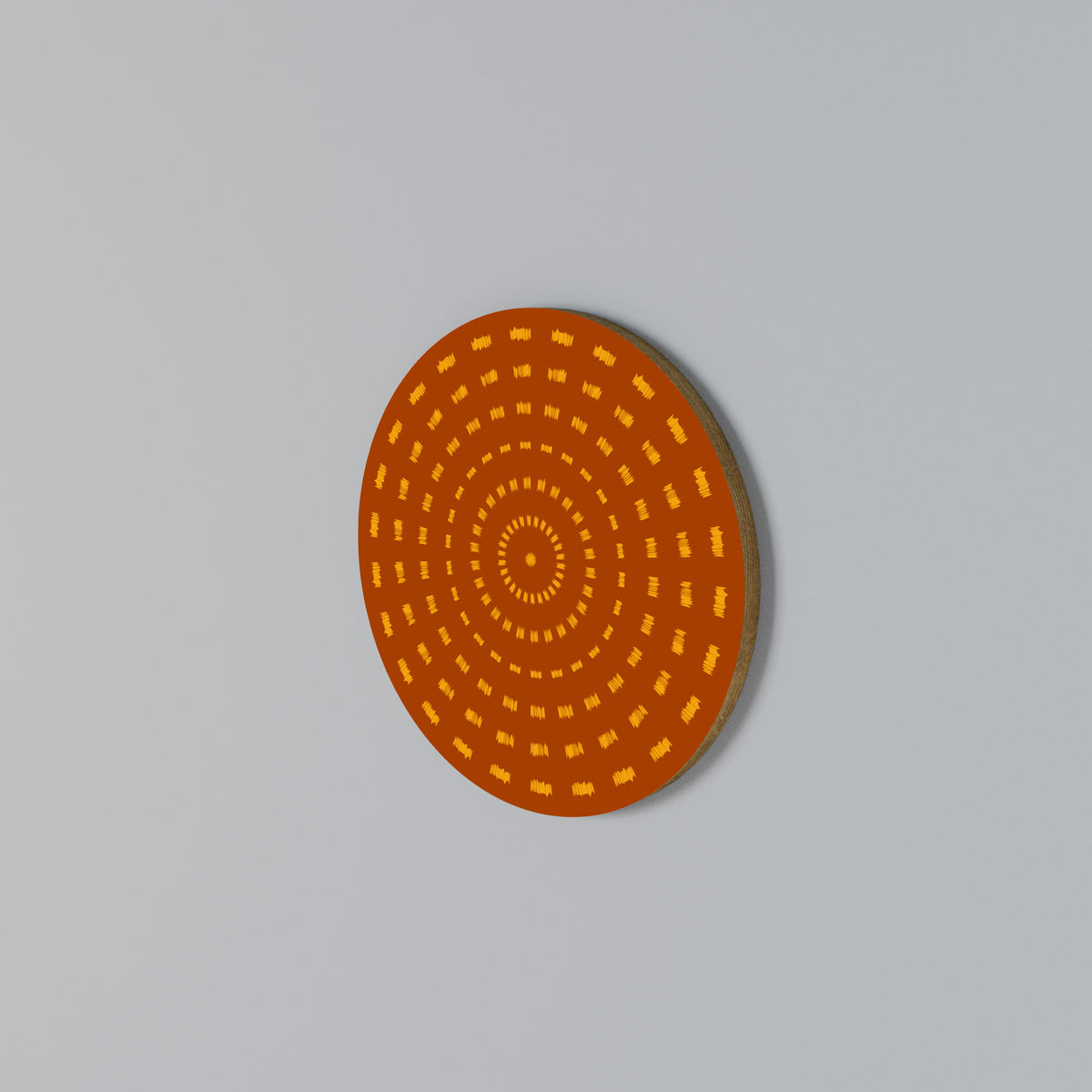 RADIANT ENERGY Round Wall Art