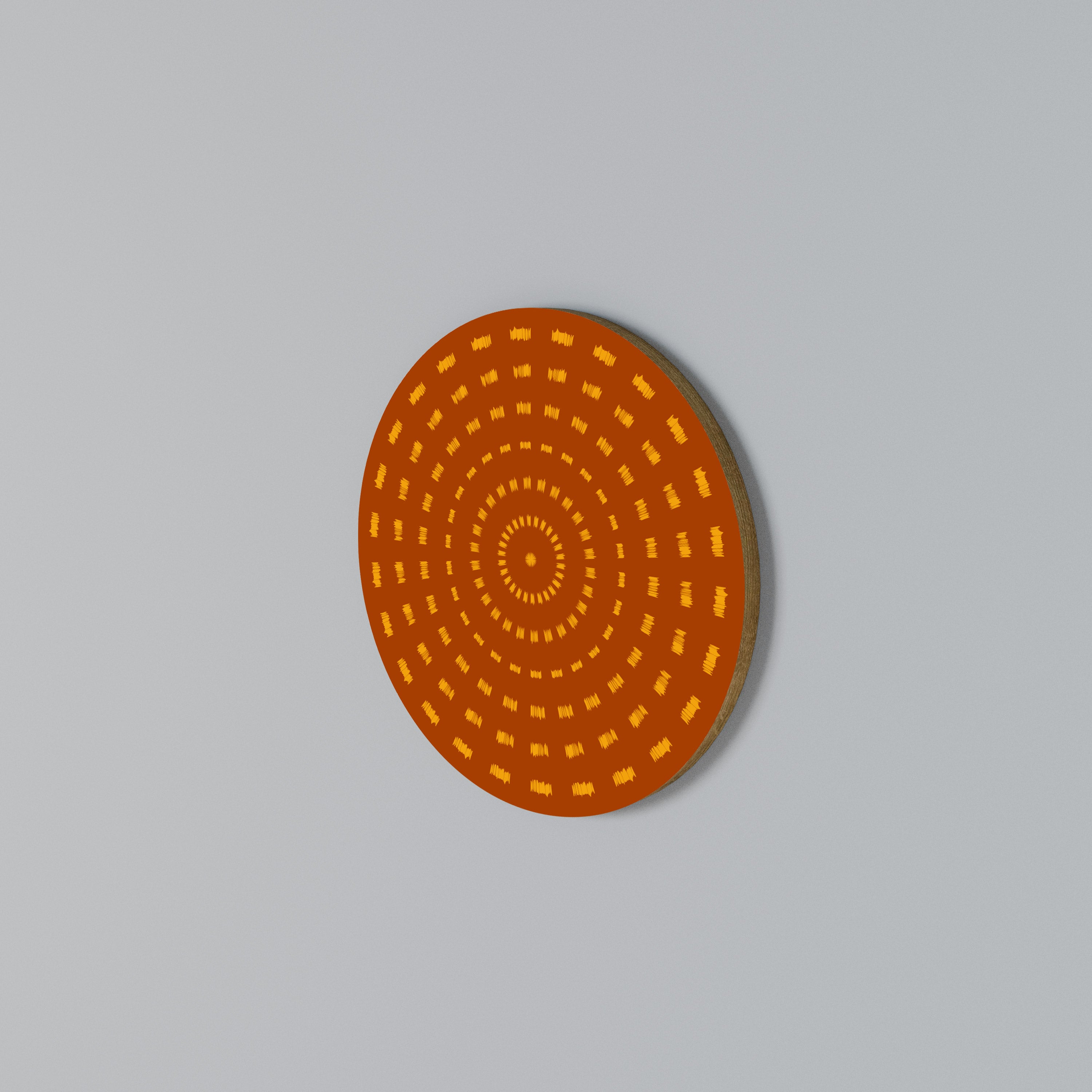 RADIANT ENERGY Round Wall Art