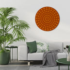 RADIANT ENERGY Round Wall Art