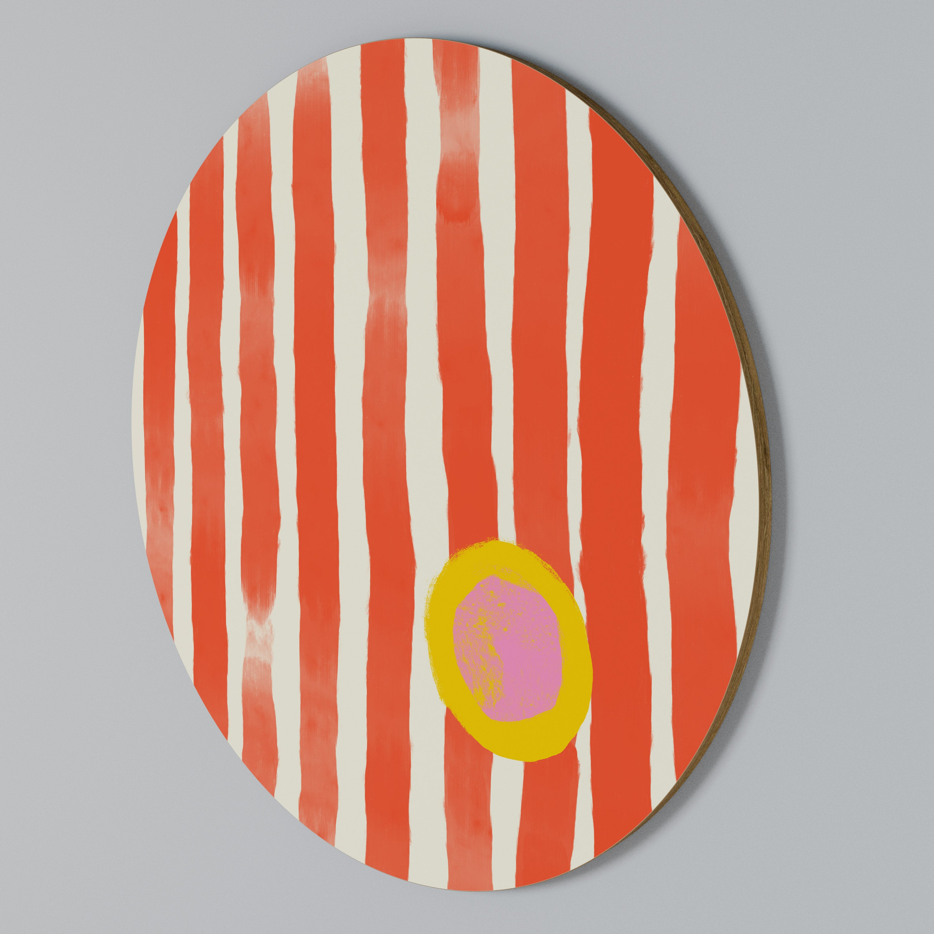 JOYFUL VIBES Round Wall Art