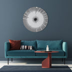 EXPLOSIVE RADIATION Round Wall Art