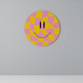 OPTIMISTIC VIBRATIONS Round Wall Art
