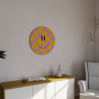 OPTIMISTIC VIBRATIONS Round Wall Art