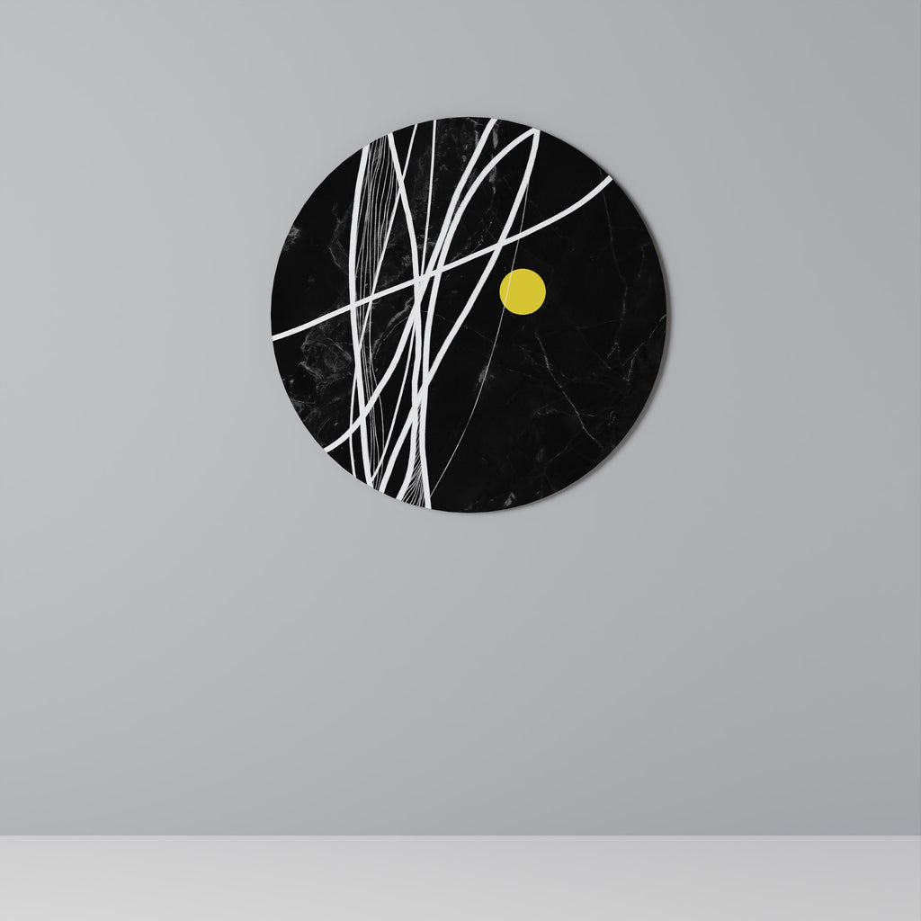 LJUS I MÖRKRET Rund Väggkonst