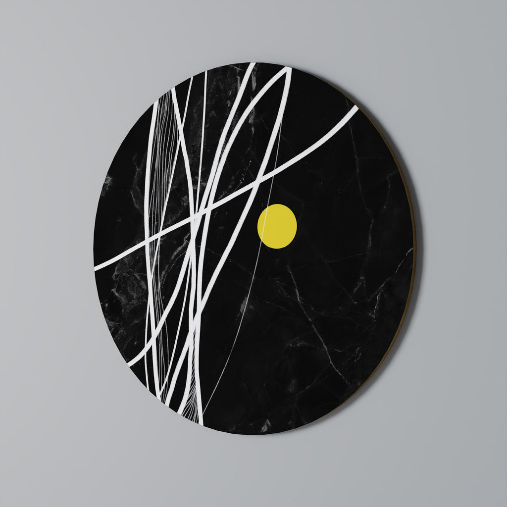 LJUS I MÖRKRET Rund Väggkonst