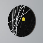 LIGHT IN THE DARK Round Wall Art