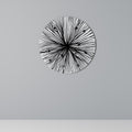 RADIANT FILAMENTS Round Wall Art