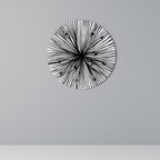 RADIANT FILAMENTS Round Wall Art