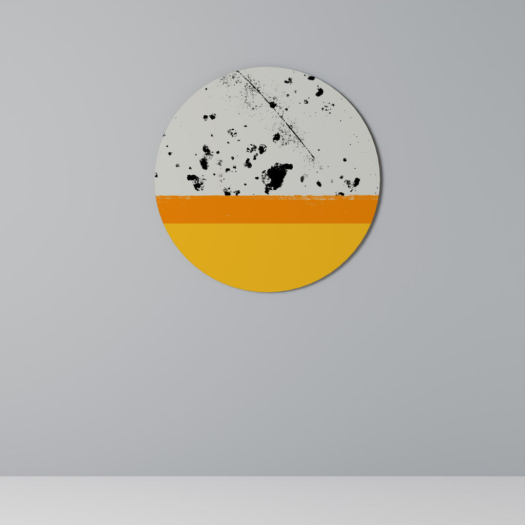 Rund väggdekoration DYED BY ORANGE