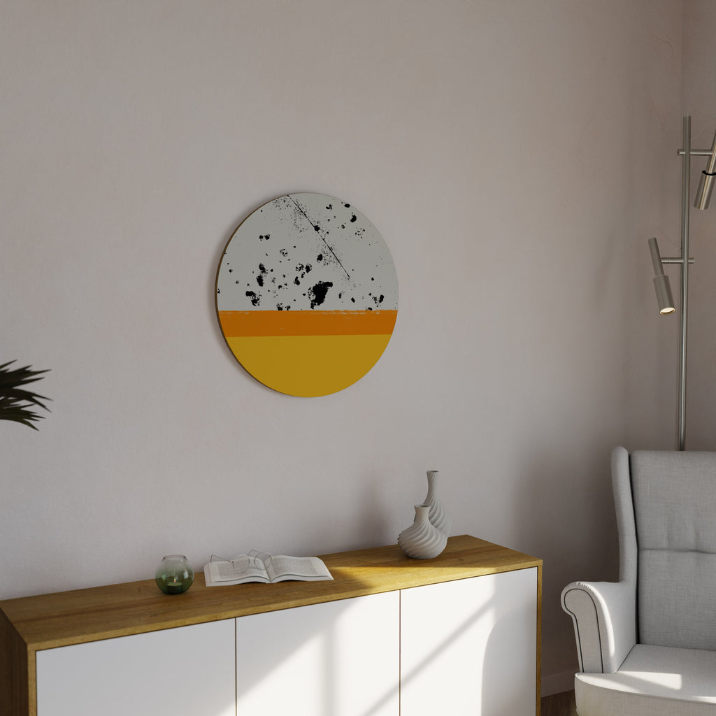 Rund väggdekoration DYED BY ORANGE