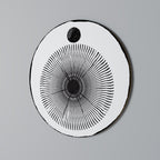 DARKNESS IS COMING Round Wall Art