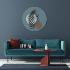 TIME FOR PLANTS Round Wall Art