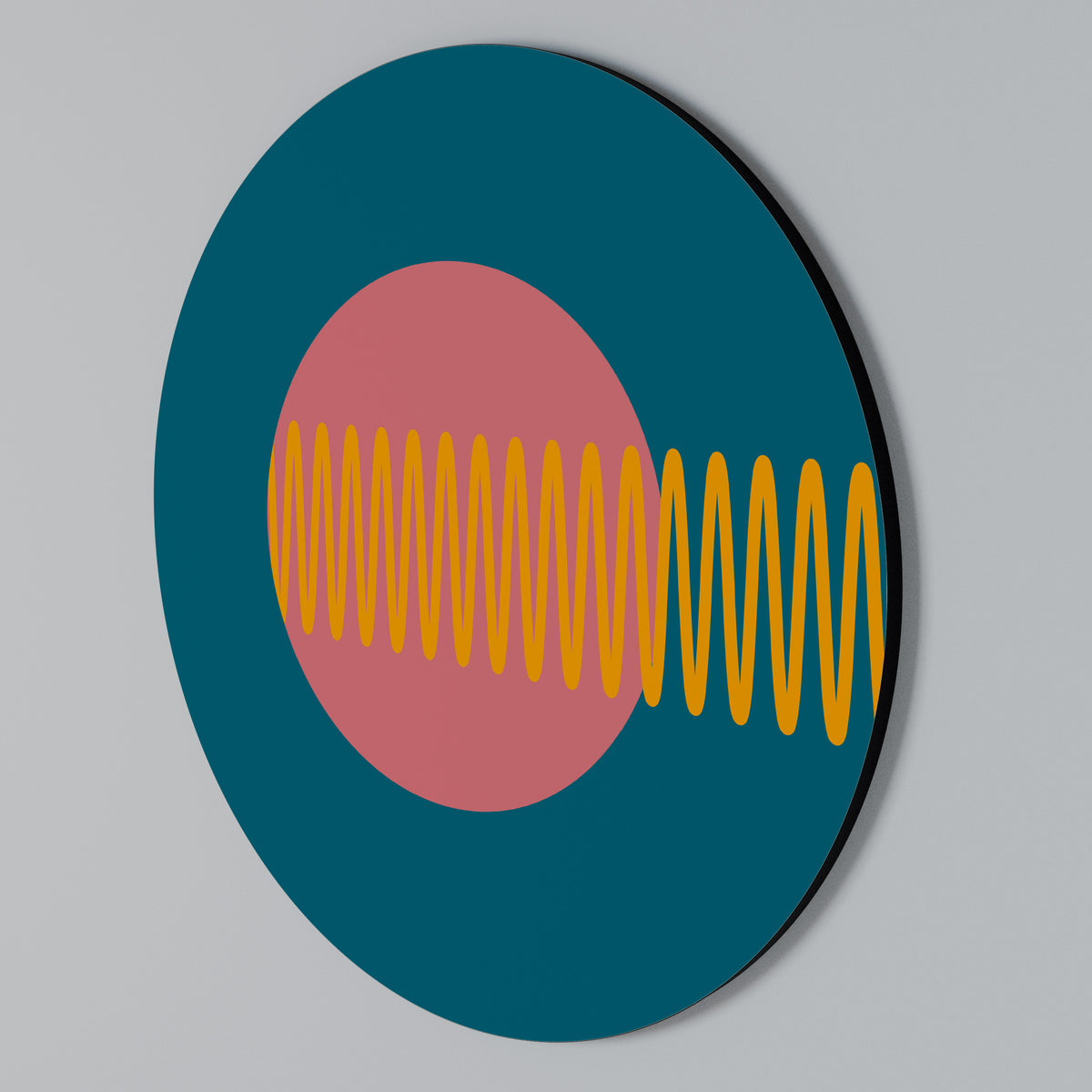 SOUND SOURCE Rund väggdekor