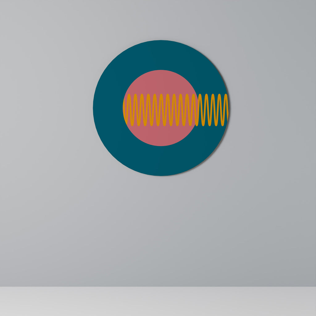 Rund väggdekoration SOUND SOUND SOURCE