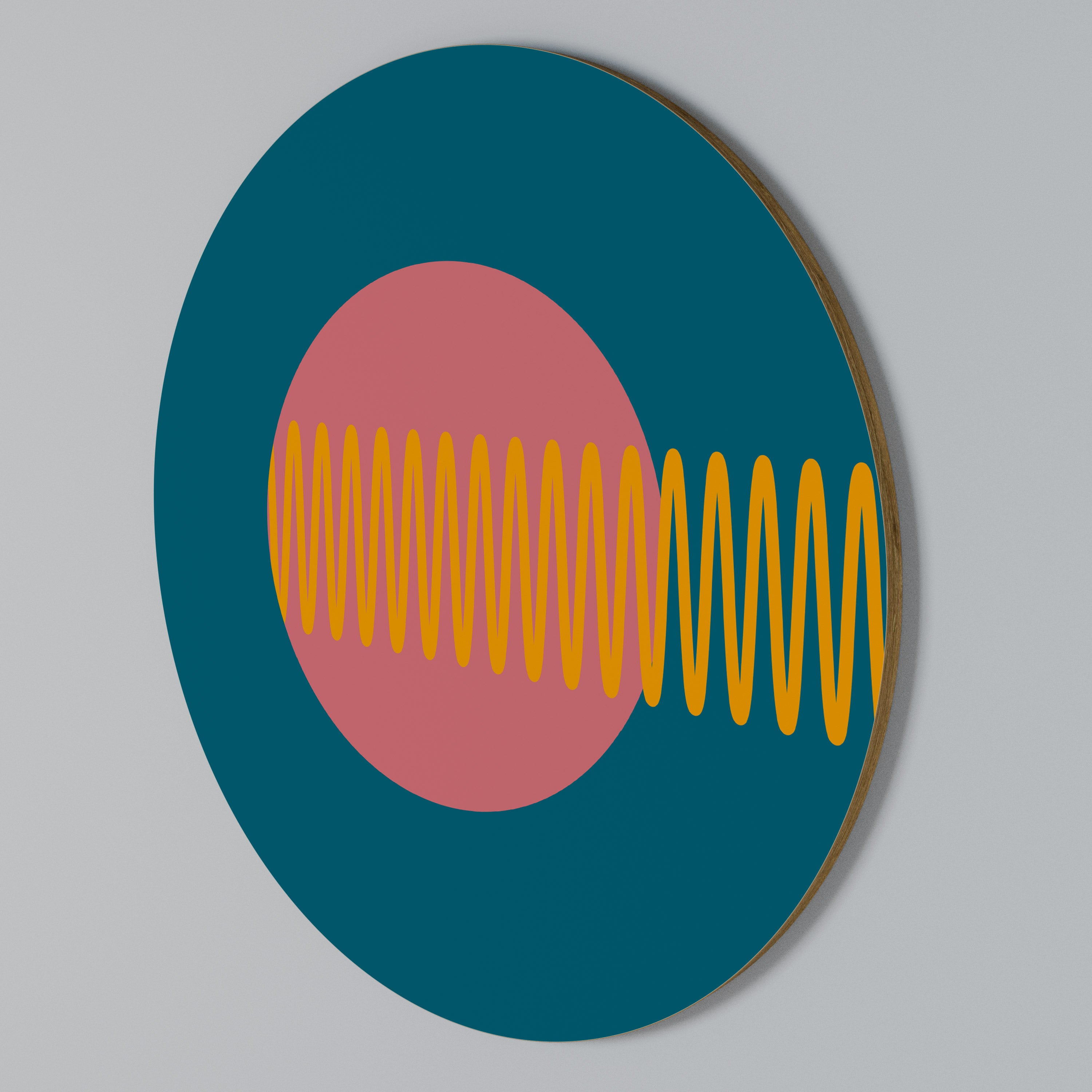 SOUND SOURCE Round Wall Art