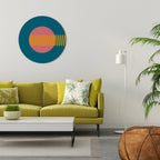 SOUND SOURCE Round Wall Art
