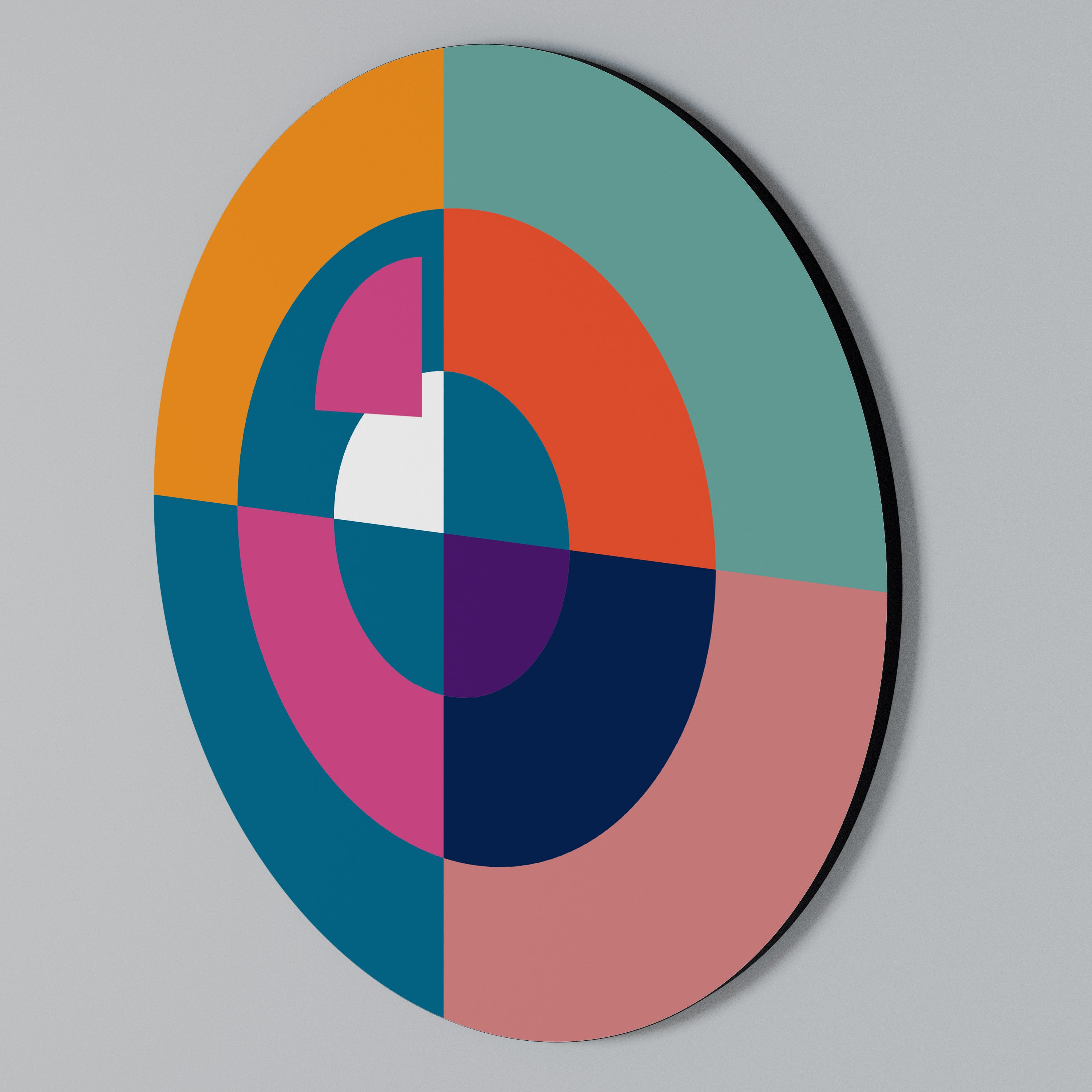 CREATING TOGETHER Round Wall Art