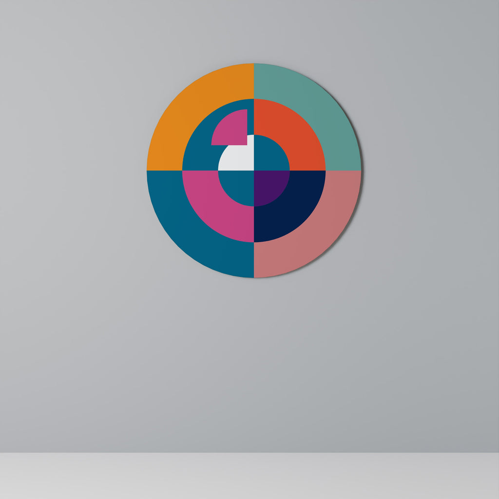 SKAPA TILLSAMMANS Rund väggkonst