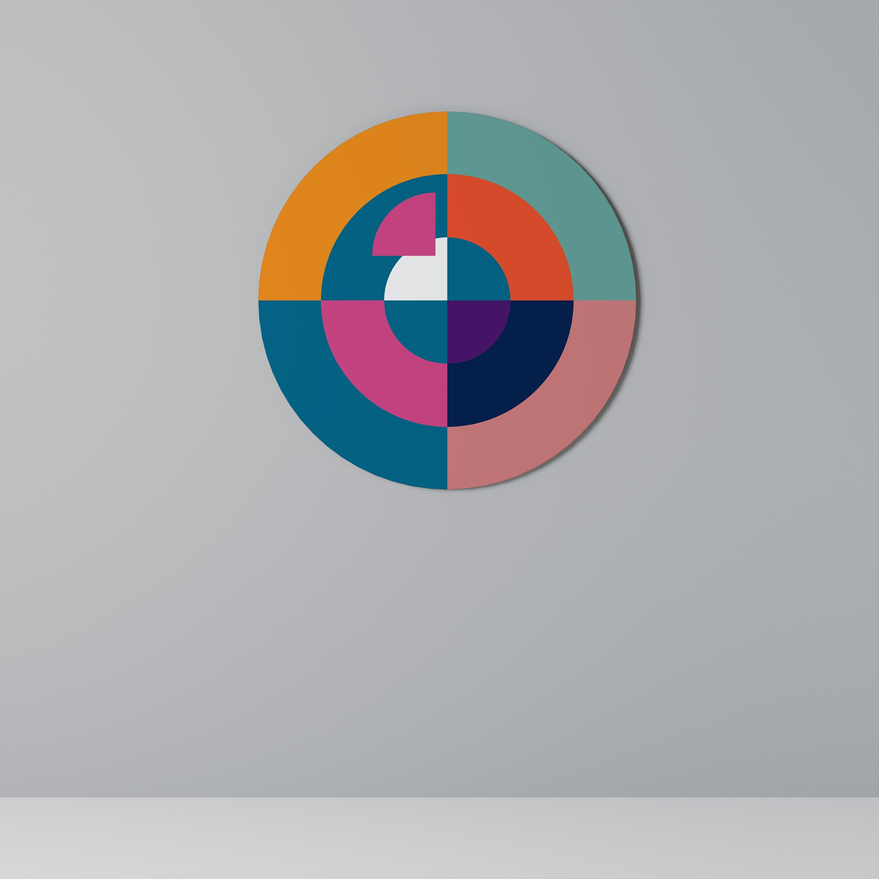 SKAPA TILLSAMMANS Rund väggkonst