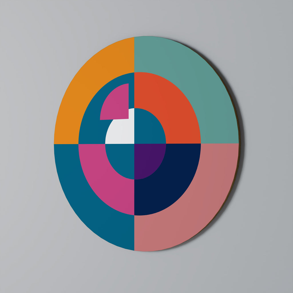 SKAPA TILLSAMMANS Rund väggkonst