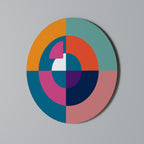 CREATING TOGETHER Round Wall Art