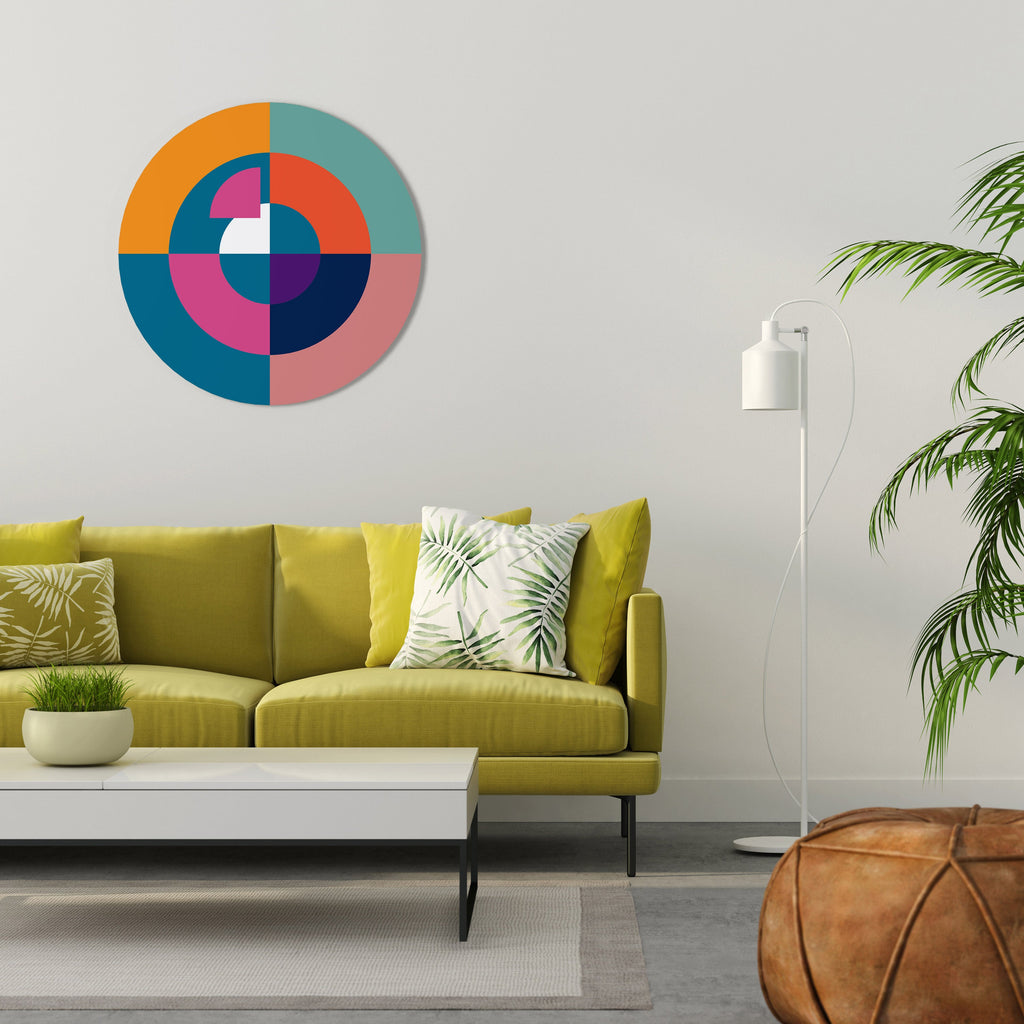 SKAPA TILLSAMMANS Rund väggkonst