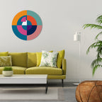 CREATING TOGETHER Round Wall Art