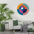 CREATING TOGETHER Round Wall Art