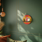 SOUL BROTHERHOOD Rund konsthylla i svart finish