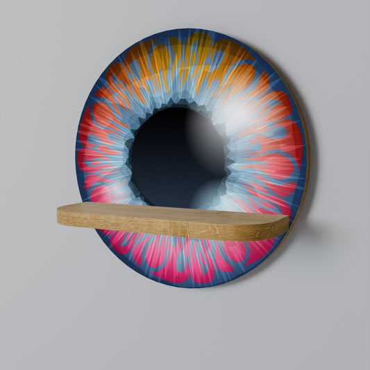 FANTASY EYE Rund Konsthylla I Ekeffekt
