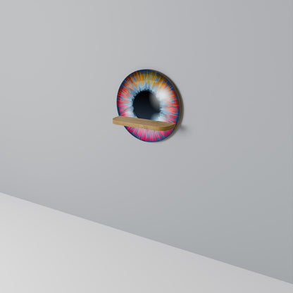 FANTASY EYE Rund Konsthylla I Ekeffekt