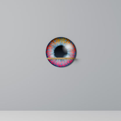 FANTASY EYE Rund Konsthylla I Ekeffekt