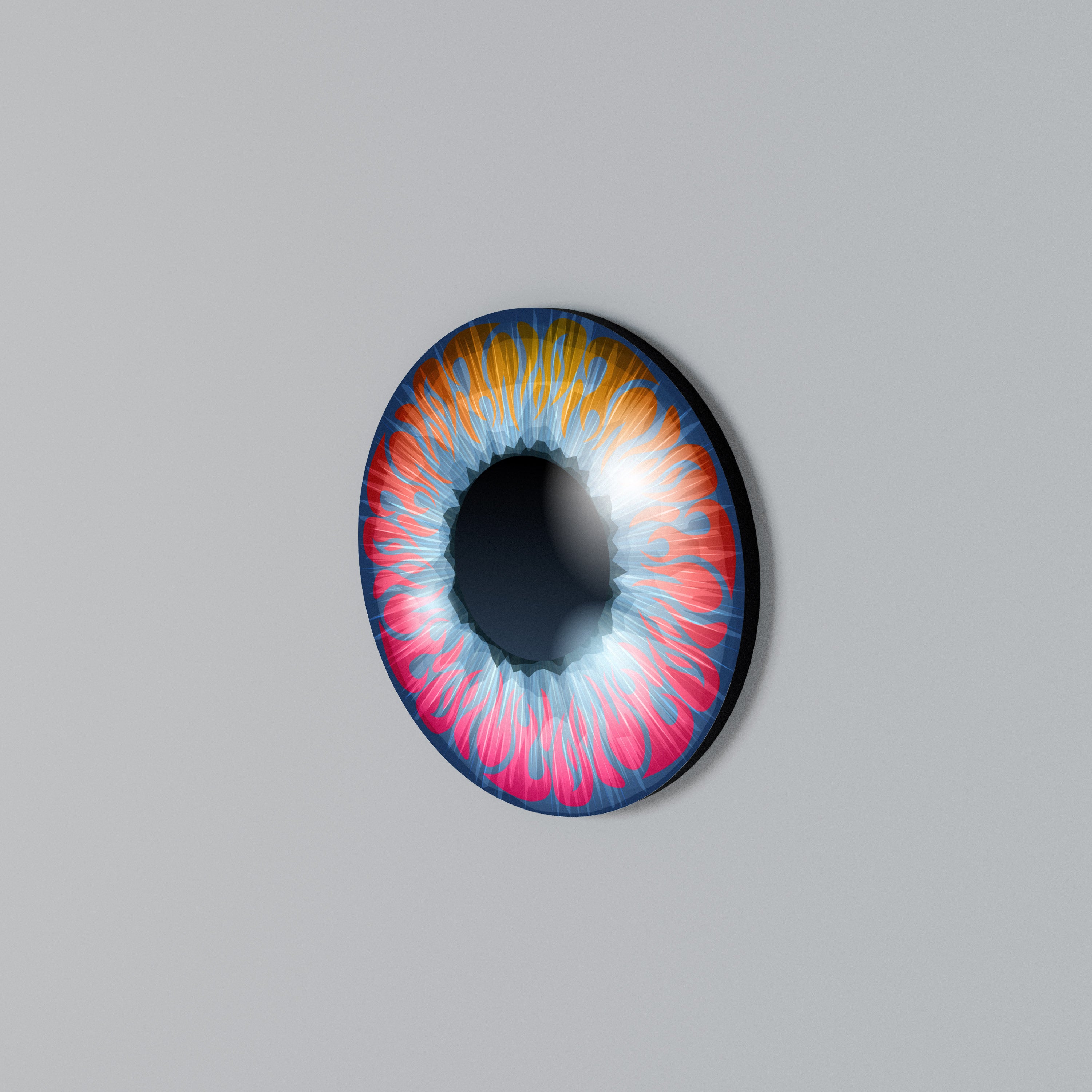 FANTASY EYE Round Wall Art
