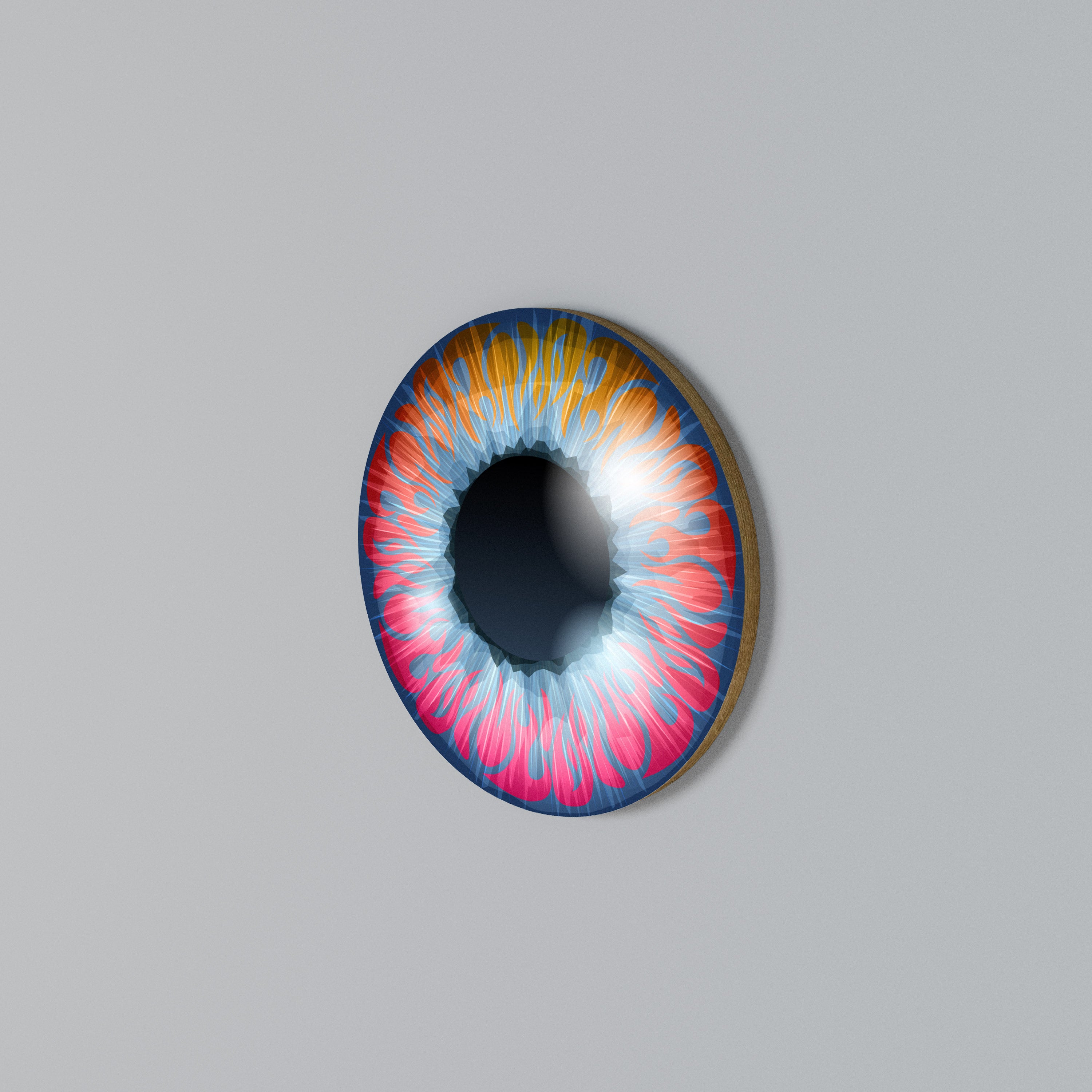 FANTASY EYE Round Wall Art