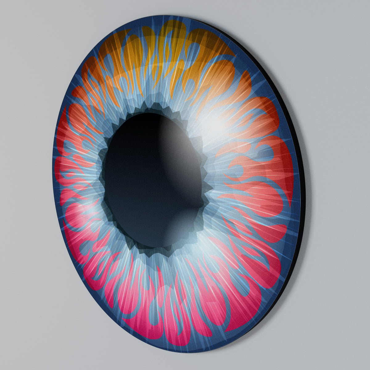 FANTASY EYE Rund väggdekor