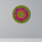 EXPLOSION ESSENCE Round Wall Art
